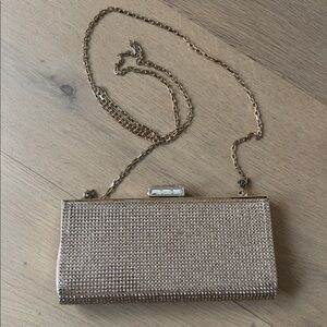 Judith Leiber Gold European Swarovski Crystal Clutch Purse